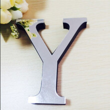 (Y) Letters 4 Love Home Furniture Mirror Tiles Wall Sticker Decor Art Selfadhesive