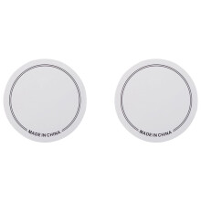 Toppa per Grancassa, Accessori per Strumenti A Percussione per Pelli, Toppe per Grancassa Bianche 11 X 11 Cm