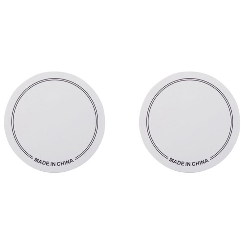 Basdrumpatch, Drumvel Drum Percussie-Instrumentaccessoires, Bassdrumpatches Wit 11 X 11 cm