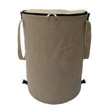 Camping Trash Can Foldable Portable Outdoor Garbage Bin Camping Supplies Garden Storage Bag Brown