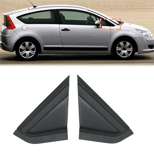 Car Black Front Window Triangle Panel Triangular Decorative Panel 9647011377 96470112777 for  C4 04-10 2
