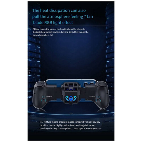 Telescopic Gamepad Controller Semiconductor Radiator Game Cooler Handle for IOS//Android Game Console Joystick 2