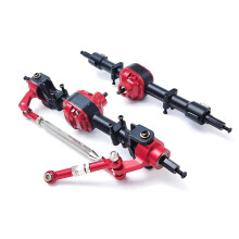 2 Unidades MN82 LC79 Eixo de Metal Engrenagem de Metal Eixo Dianteiro e Traseiro para Mang Cow MN82 LC79 RC Truck Car Upgrade PeçAs AcessóRios A