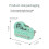Keychains for Electronic Keyboard, Instrument Keychains Pocket Size Micro-Type Piano Toy Keychain Bag Charm Key Chain-A 6