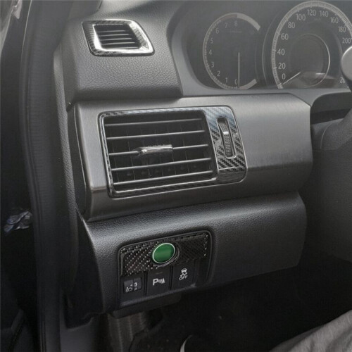 Fit for  Accord 2013-2017 Carbon Fiber  Button Panel Cover 2