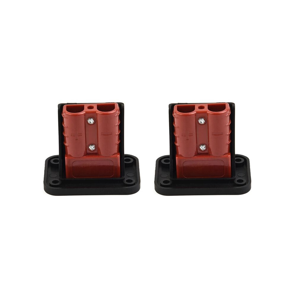 2Pc 50A For Anderson Plug Connector Flush Mount Bracket Panel Cover For Caravan Boat Truck Cable Connectors Plug 6033887308895
