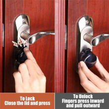 4 Pack Deadbolt Child Safety Lock, Child Proof Deadbolt Cover, Door Safety Deadbolt Lock for Kids