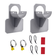 2Set Rohrhalter für Schwimmbäder, Zubehör für Oberirdische Pools, Poolzubehör, Poolschläuche für Oberirdische Pools, Grau