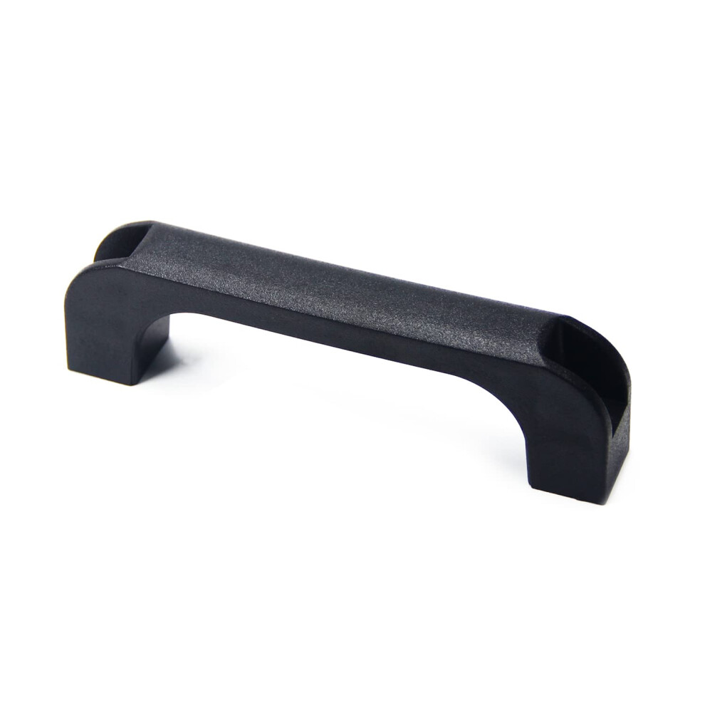Plastic Pull Handle 130Mm Centers Black Ergonomic Grip For Cabinets Luggage Equipment 9169991218182