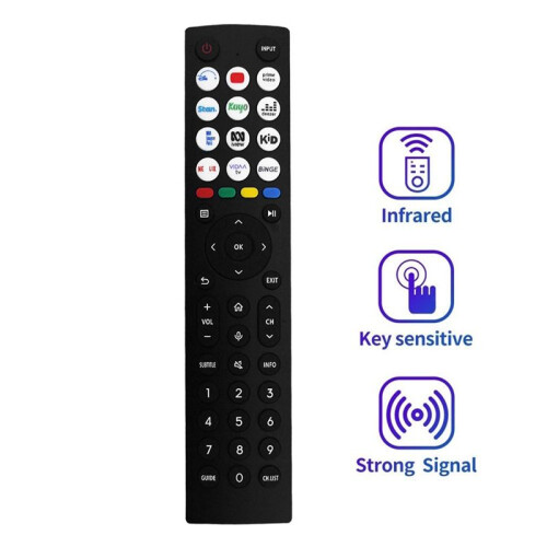 Remplacer la Télécommande ERF2R36H pour la Télécommande LED Android Intelligente  TV 1