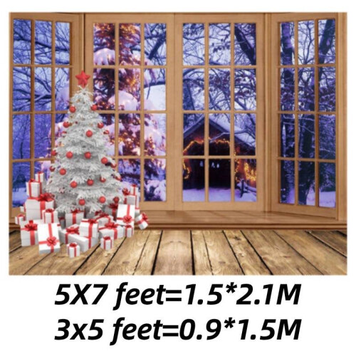 (3x5 feet)Children Photo Backdrop Christmas Theme Photography Background Poster Seamless