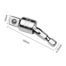 (10mm,3/8)14" 38" Hex Shank Drill Bit Wrench Socket Adapter Drive Ratchet Tool Extension