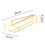 Vinglasställ, Underskåp Metall Vinglashållare, Stemware Rack, Hängande Vinglas Stroage Rack Organizer-A 6