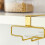 Vinglasställ, Underskåp Metall Vinglashållare, Stemware Rack, Hängande Vinglas Stroage Rack Organizer-A 5