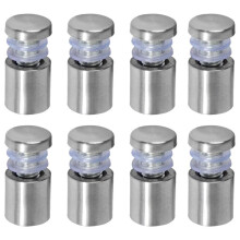 3/4 Dia X 1Inch(19x25mm) Standoff Screws Wall Mount Sign Holders Acrylic Glass Nails 8PCS