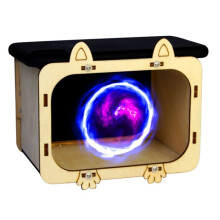 Proiettore Televisivo Mobile per Teatro Olografico Esperimento Scientifico Studenti Della Scuola Primaria Invenzione di Materiali Fatti A Mano