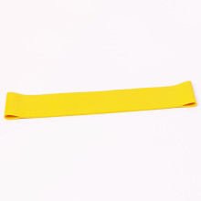 (Yellow,0.035cm/0.01in)Yoga Latex Ring Fitness Elastic Resistance Band Training Tensile Exercise And