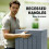 Outsunny Outsunny 93L Plastic Garden Storage Box, Storage Container w/ Handles, Grey 5