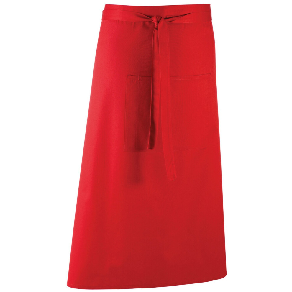 Premier (One Size, Red) Colours Bar Apron