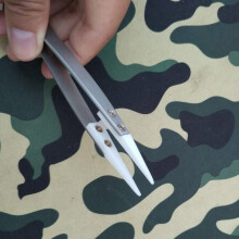 Steel Ceramic Stainless Pointed Tip Tweezer Heat Resistant Antiacid Antistatic