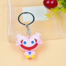 (Sit Pink) Huggy Wuggy Poppy Action Toy Figure Evil Keychain Poppy Monster Sausage Playtime