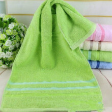 (Green,74cm/29.13in)Towels Made Of Cotton Material Four Colors Comfortable Can Wipe Face Or Body