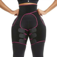 (RoseRed,XL)Mujeres Neopreno Modelador de Muslos Cintura Alta Pierna Adelgazante Recortador Envoltura Prendas Moldeadoras Cinturón