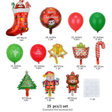 (Raccoon) Elf Foil Christmas Balloon Santa Claus Carnival Holiday Supplies Party Decor