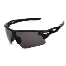 (Black)Outdoor Sport Cycling Bicycle Bike Riding Sunglasses Eyewear Goggle Uv400 Lens