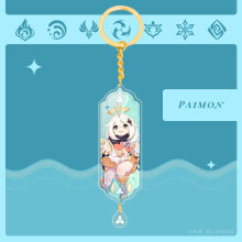 (Paimon)Genshin Nahida Acrylic Double Sided Keychain Cartoon Multiregional Keychains