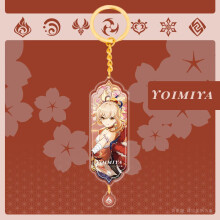 (Yoimiya)Genshin Nahida Acrylic Double Sided Keychain Cartoon Multiregional Keychains