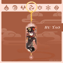 (Hu Tao)Genshin Nahida Acrylic Double Sided Keychain Cartoon Multiregional Keychains