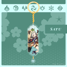 (Sayu)Genshin Nahida Acrylic Double Sided Keychain Cartoon Multiregional Keychains