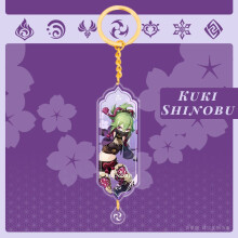 (KukiShinobu)Genshin Nahida Acrylic Double Sided Keychain Cartoon Multiregional Keychains