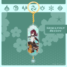 (ShikanoinHeizou)Genshin Nahida Acrylic Double Sided Keychain Cartoon Multiregional Keychains