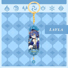 (Layla)Genshin Nahida Acrylic Double Sided Keychain Cartoon Multiregional Keychains