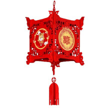 (New Box) Festival Felt Spring Lanterns New Year Fu Character Pendant Blessing Decoration