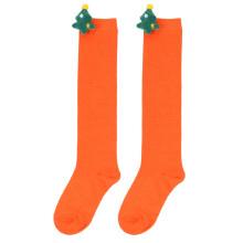 (StyleN)Árbol de Navidad Sobre la Rodilla Calcetines Invierno Niños Linda Muñeca Suave Acogedor Regalos Niñas
