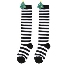(StyleC)Árbol de Navidad Sobre la Rodilla Calcetines Invierno Niños Linda Muñeca Suave Acogedor Regalos Niñas