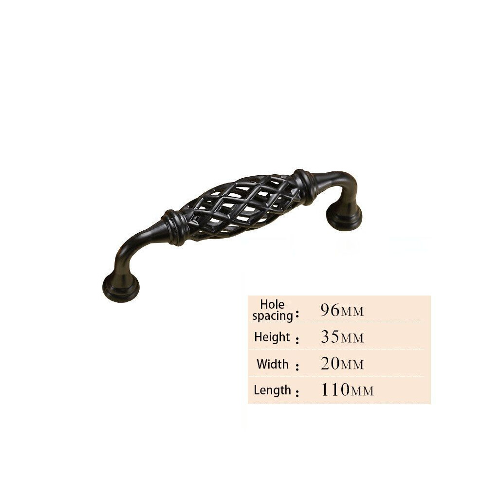 (J) Modern Black Matte Nickel Kitchen Cabinet Handle Door Pull Drawer Knob Hardware 691007098185