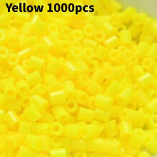 (Yellow)17 Farben Perler Perlen Set Kind Erwachsene 3D Puzzle Mosaik Handwerk Junge Mädchen Erwachsene Kit