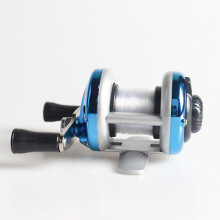 (blue)Mulinello Allmetal Bait Casting Mulinello Destro Tamburo Pesca Mulinello Baitcasting