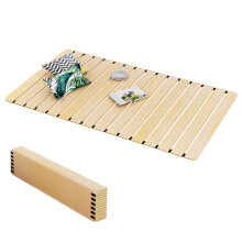 Heavy Duty Wooden Bed Slats with Foldable Design for Mattress Support, Queen King Full Twin