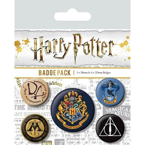 Harry Potter Harry Potter Badge Set (Set Of 5) 1