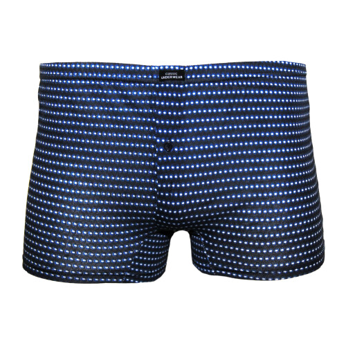 Tom Franks Mens Patterned Jersey Boxer Shorts (3 Pairs) 1