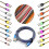 (Rose Gold,1m)Android Micro USB Ladekabel mit robustem Nylon geflochtenes Material zum schnellen Laden 6
