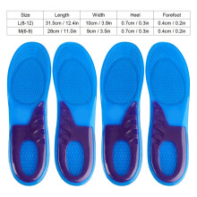 2 Pairs Breathable Insoles U Shaped Heel Cup