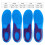 2 Pairs Breathable Insoles U Shaped Heel Cup 1