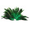 SODIAL(R) Env. 50pcs Decoration Teints Coq Plume Vert 1
