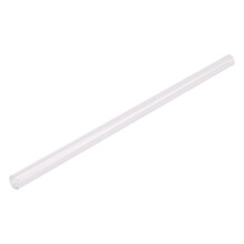 High borosilicate glass Drinking Straw Wedding Birthday Party Diameter 8mm Length 7 Inches , Transparent
